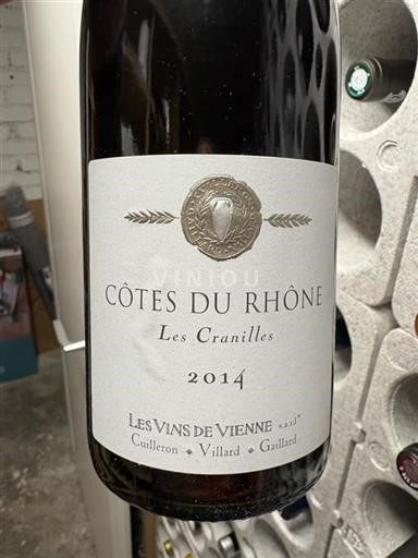 Rhônetal Côtes du Rhône AOP / AOC Les Vins De Vienne Les Cranilles 2014