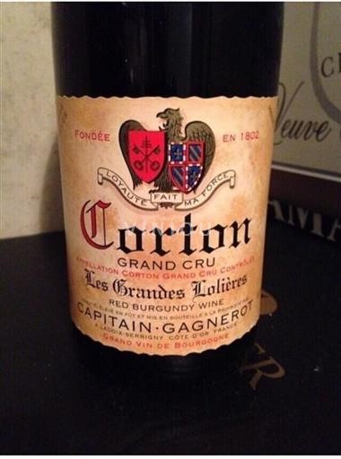 Borgoña Corton Grand Cru Capitaingagnerot Les Grandes Lolieres 2003