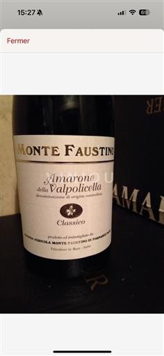 Veneto Amarone della Valpolicella DOP / DOC Monte Faustino Di Fornaser Paolo Amarone della Valpolicella Classico 2008