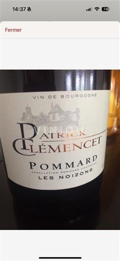 Bourgondië Pommard AOP / AOC Domaine Patrick Clémencet Pommard - Les Noizons 2011