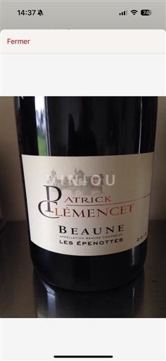 Bourgondië Beaune (blank) Domaine Patrick Clémencet Les Epenottes 2010