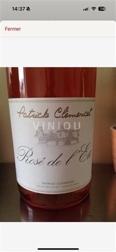 Burgundi Blagny (blank) Domaine Patrick Clémencet Rose De L'Ete Ei vuosikertaa