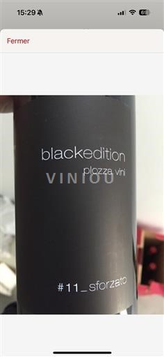 Lombardei Valtellina DOCG Plozza Blackedition #11sforzato 2011
