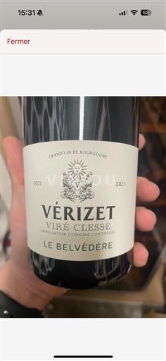 Burgundsko Viré-Clessé AOP / AOC Vérizet Le Belvédère 2021