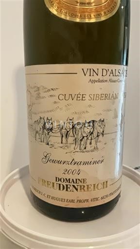 Alsace Gewurztraminer Freudenreich Siberian Husk 2004