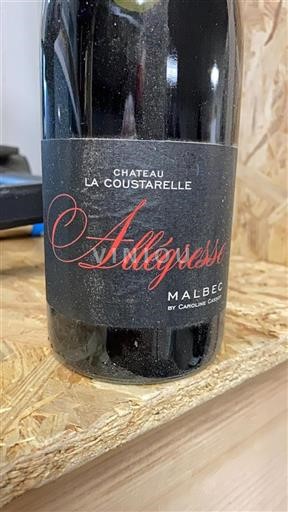 Sud-Ovest Cahors Château La Coustarelle Allégresse Senza annata