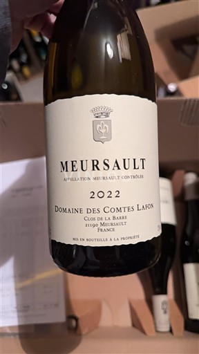 Burgundy Meursault Premier Cru Domaine Des Comtes Lafon 2022