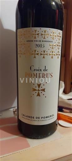 Bordeaux Lalande-de-pomerol Croix De Pomerus 2015