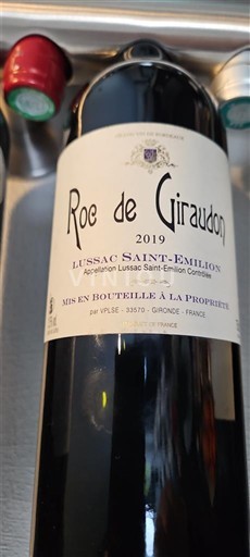 Bordeaux Lussac-saint-émilion Roc De Giraudon 2019