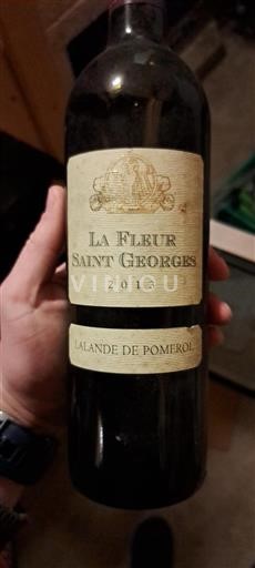 Bordeaux Lalande-de-pomerol Château La Fleur Saint Georges 2013