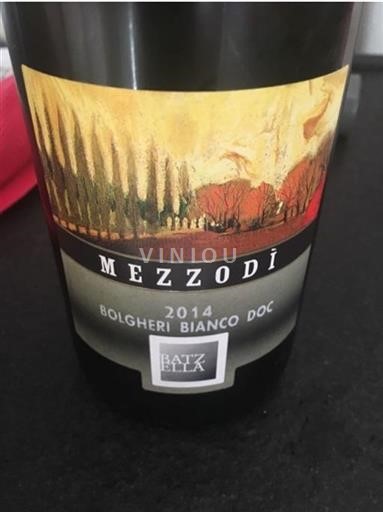 Toscane Bolgheri Batzella Mezzodí 2015