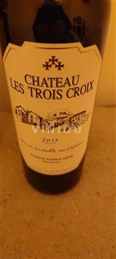 Bordeaux Fronsac Château Les Trois Croix 2015