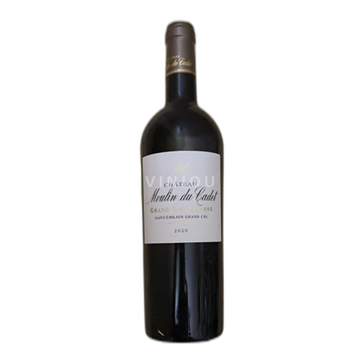Vin Rouge sec Château Moulin du Cadet 2020 France Bordeaux Saint-Émilion AOC Grand Cru