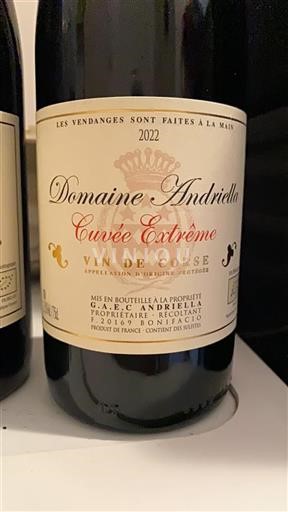 Languedoc ja Roussillon Val de Cesse Domaine Andriella Extrême 2022
