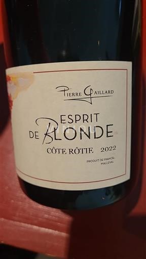 Rhônevallei Côte-rôtie Pierre Gaillard Esprit de Blonde 2022