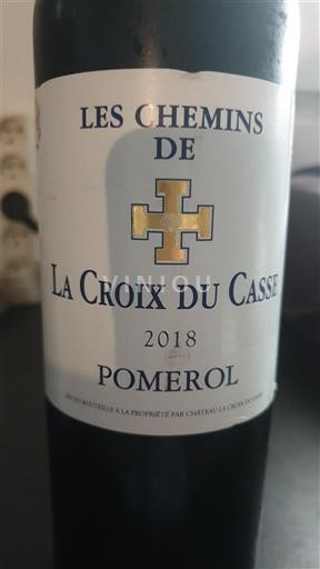 Bordeaux Pomerol La Croix Du Casse Les Chemins de La Croix du Casse 2018