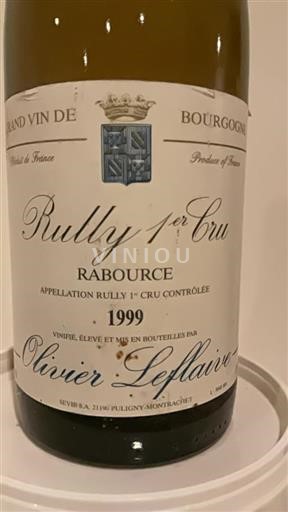 Bourgogne Ospecificerad Premier Cru Olivier Leflaive Rabource 1999