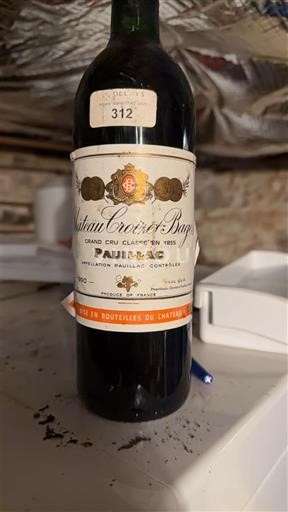 Bordeaux Pauillac Grand Cru Château Croizet Bages Niet-geïntegreerd