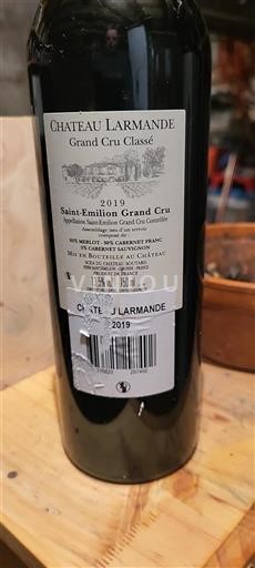 Bordeaux Saint-Émilion Grand Cru Grand Cru Château Larmande 2019