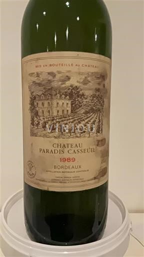 Bordeaux Château Paradis Casseuil 1989