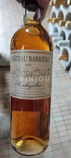 Sud-Ovest Monbazillac Château Barrière 2010