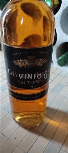 Burdeos Sauternes Château Barrau Sin añada