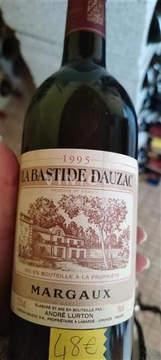 Bordéus Margaux La Bastide Dauzac 1995