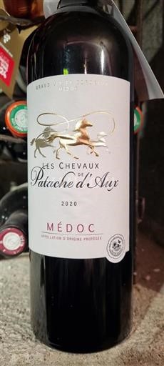 Burdeos Médoc Grand Cru Château Patache Aux Les Chevaux de 2020