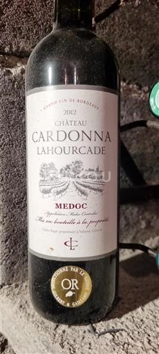 Bordeaux Médoc Château Cardonna Lahourcade 2012