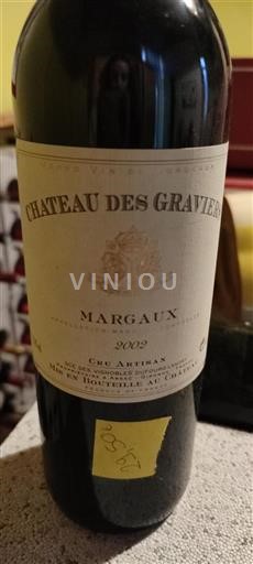 Bordeaux Margaux Château Des Graviers 2002