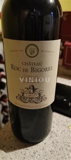 Bordeaux Castillon-côtes-de-bordeaux Château Roc De Bigorre 2013