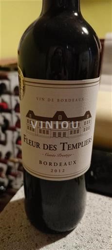 Bordeaux Fleur Des Templiers Prestige 2012