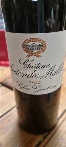 Bordeaux Haut-Médoc Sociandomallet 2022