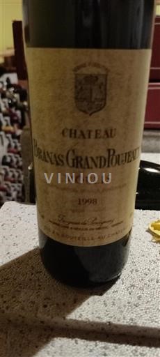 Burdeos Moulis-en-Médoc Château Branas Grand Poujeaux 1998
