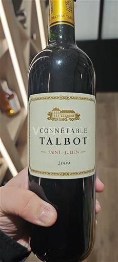 Burdeos Saint-Julien Grand Cru Talbot Connétable 2009