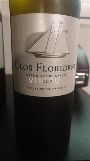 Bordeaux Graves Clos Floridène 2020