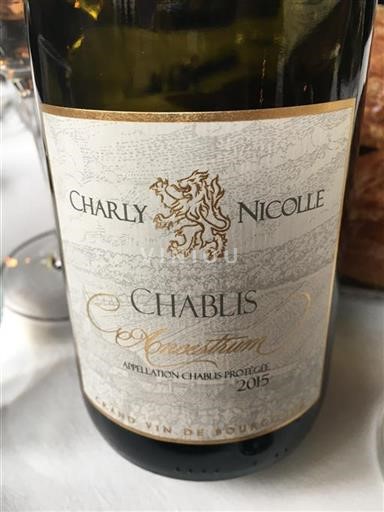 Borgogna Chablis Charly Nicolle Ancestrum 2015