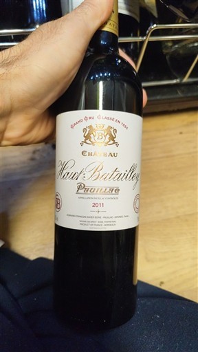 Bordeaux Pauillac Grand Cru Château Hautbatailley 2011