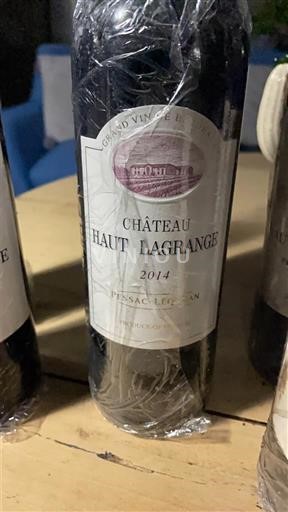 Bordeaux Pessac-Léognan Hautlagrange 2014