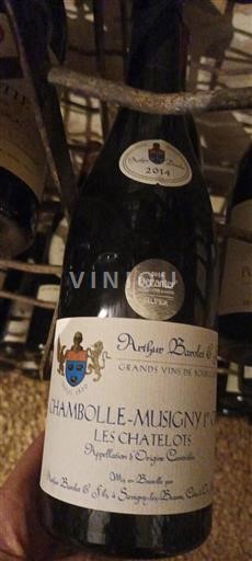 Borgoña Chambolle-Musigny Premier Cru Arthur Barolet & Fils Les Chatelots 2014