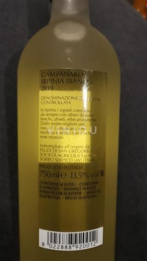 Campania No especificado Feudi Di San Gregorio Campanaro 2019