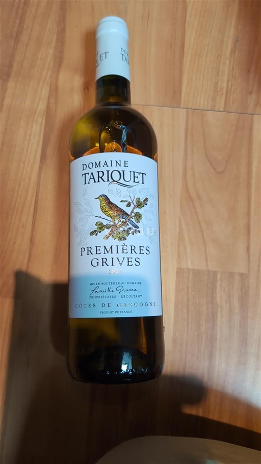Sud-Ovest Côtes de Gascogne Domaine Tariquet Premières Grives 2021