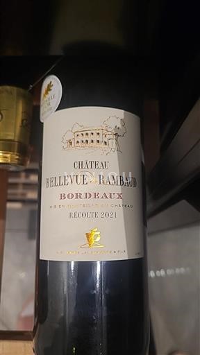 Bordeaux Ikke specificeret Château Bellevue Rambaud 2021