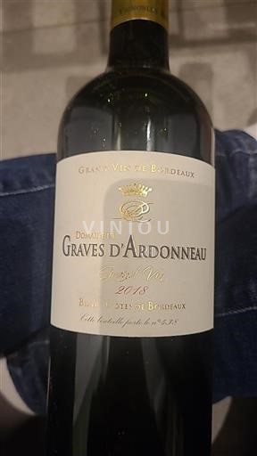 Bordeaux Blaye-Côtes-de-Bordeaux Domaine Des Graves Ardonneau Grand Vin 2018