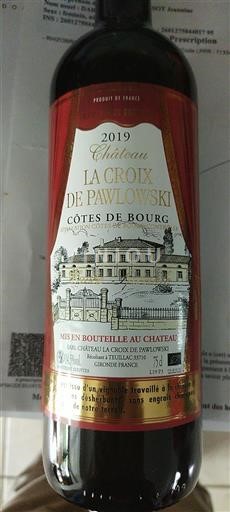 Burdeos Côtes-de-bourg Château La Croix De Pawlowski 2019