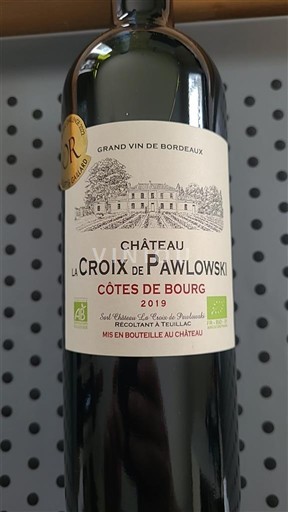 Bordeaux Côtes-de-bourg Château La Croix De Pawlowski 2019