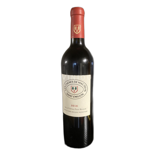 Bordeaux Saint-Émilion Château Pavie Macquin Les Chênes de Macquin 2018