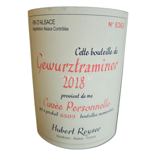 Alsace Hubert Reyser Personnelle 2018