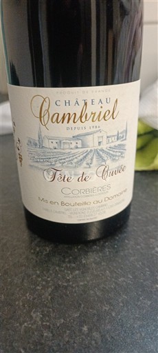 Languedoque NULL Château Cambriel Tête de Não Sazonado