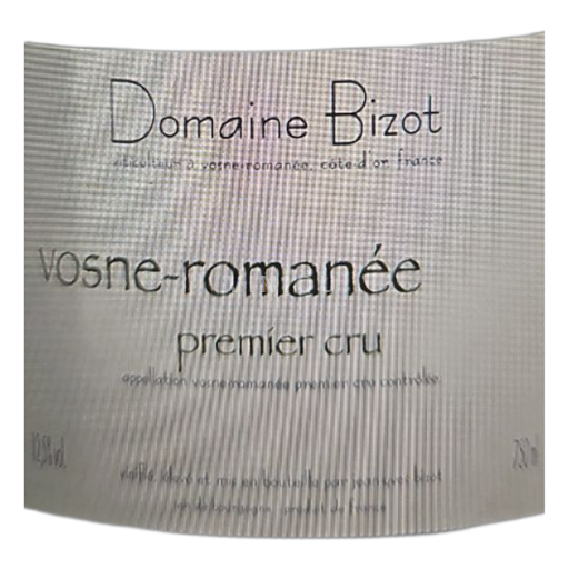 Burgundija Vosne-Romanée Premier Cru Domaine Bizot 2017